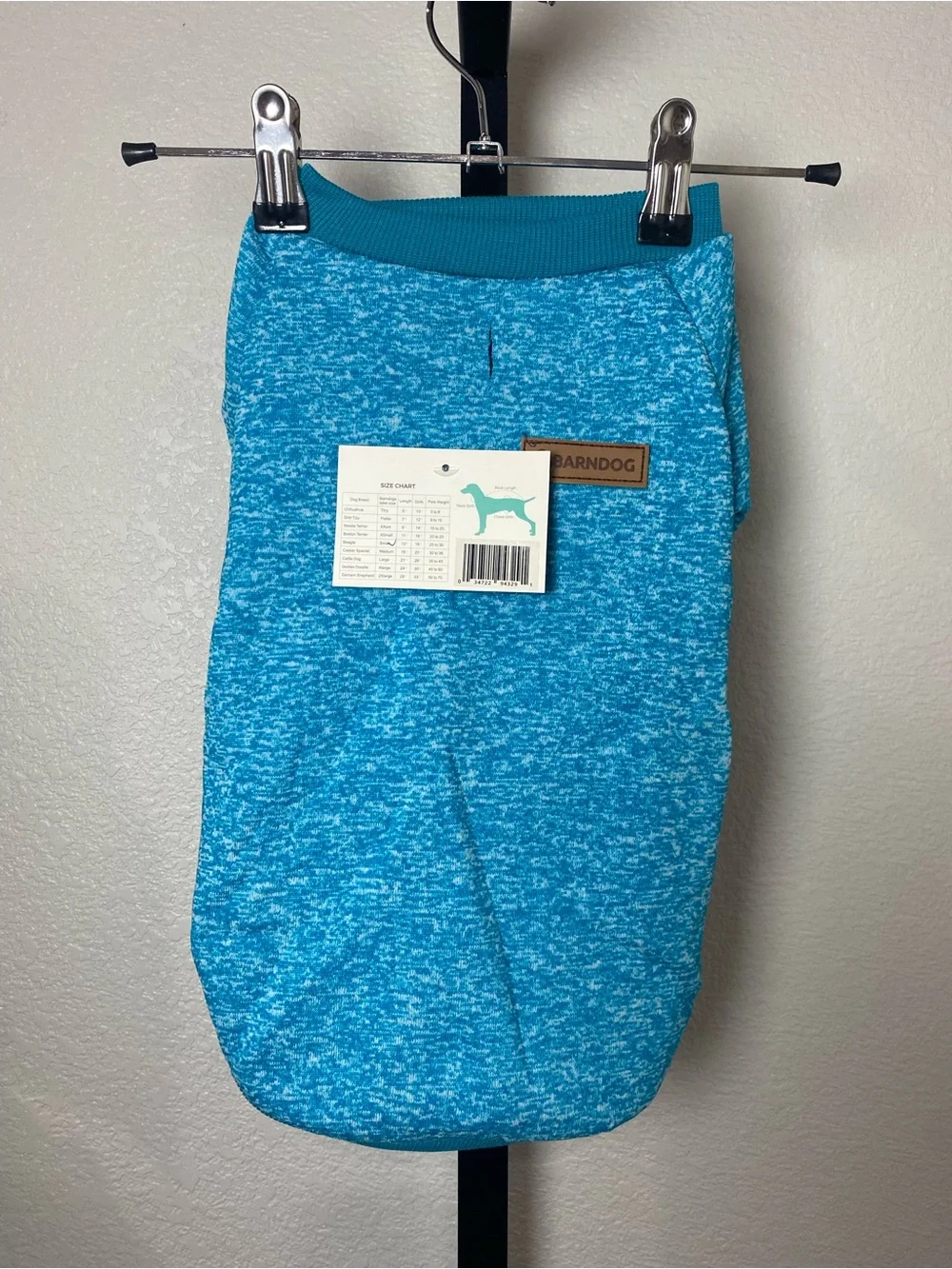 Blue Heather Cozy Dog Sweater     szS see tag for sizing